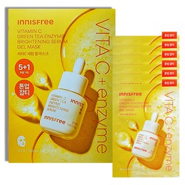 Innisfree Vitamin C Serum Gel Mask 5+1 sheets (150mL) Special Plan / 이니스프리 비타민C 세럼 겔 마스크 5+1매 (150mL) 특별기획