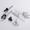 Wensilon (180 pcs) Tri-Fold Rivets Assortment 5/32 * 1，Tri Grip