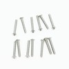 50Pcs #6-32x5/16 Button Head Socket Cap Screws Bolts, Stainless Steel
