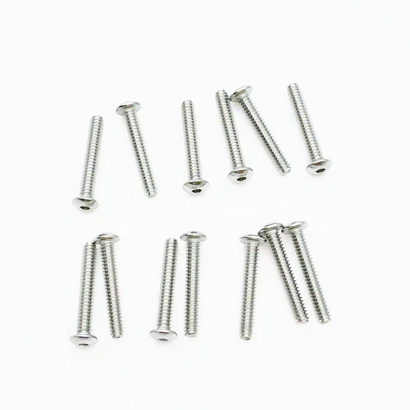 50Pcs #6-32x5/16 Button Head Socket Cap Screws Bolts, Stainless Steel