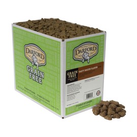 Grain Free Tasty Bacon Flavor Minis Heart Dog Treats, 15 lb