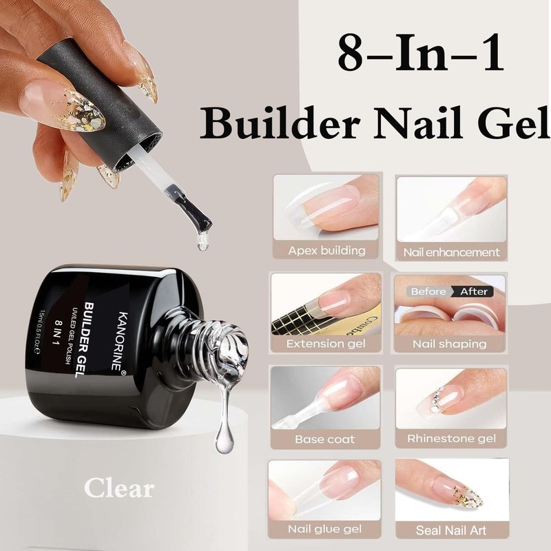 KANORINE Gel-Nagellack, Aufbaugel, 15 ml