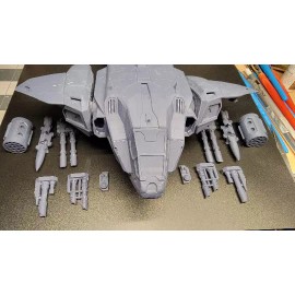 Ds prints Guard size PELICAN - Valkyrie or Vendetta - compatable with astra militarum