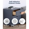 Anobeyi 5 Pack Self Adhesive Cabinet Knobs, No Drilling Self