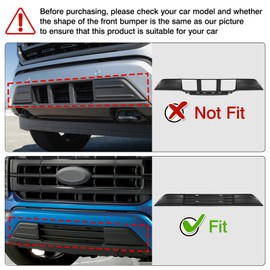 TOP-MAX License Plate Bracket Compatible with 2021-2023 Ford F150 3.3L V6 5.0L V8 Accessories, Front Bumper License Plate Holder Frame Replace for ML3Z-17A385-AB