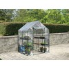 Miracle-Gro 4'8" x 4'8" x 6'5" All-Season Small Walk-in Greenhouse