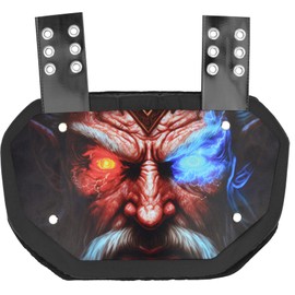 Sports Unlimited Wizard Football Back Plate for Shoulder Pads - Universal Fit Lower Back Pad - Youth & Adult