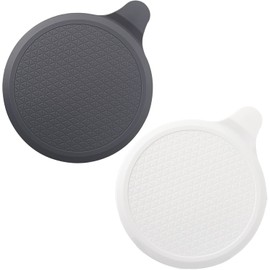 (2 Pack) Silicone Bathtub Stopper, 6" Extra Large Sink Plug, Universal Shower Drain Tub Stopper for Kitchen Sink Bathroom, Grey+White