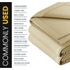 PROTARP Heavy Duty 14 OZ Water Resistant Canvas Tarp, UV