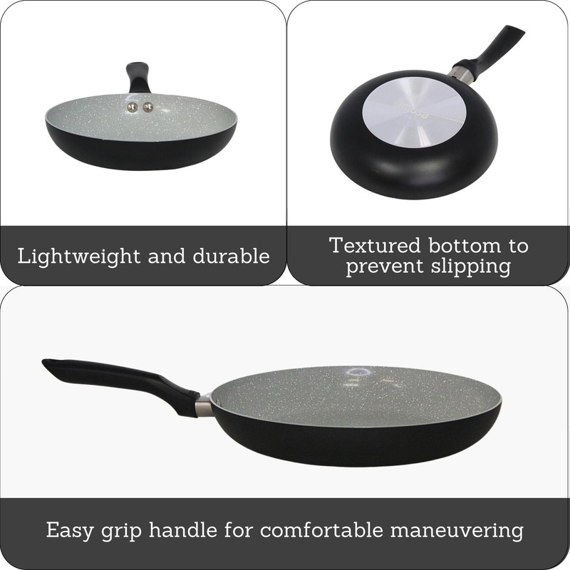 IMUSA 12" Premier Ceramic Nonstick Fry Pan with Cool Touch