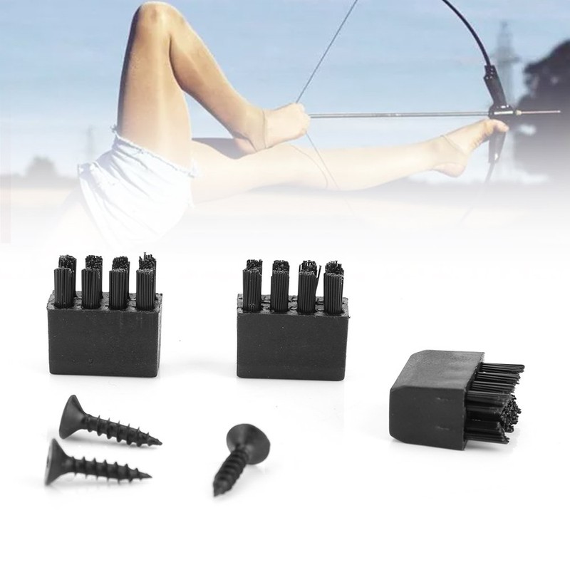 Arrow Brushes, 3-Piece Lightweight, Durable Replacement Brushes with 3-Piece Screws