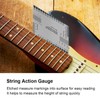 Stainless Steel Guitar String Action Ruler Set 32 Balde Feeler
