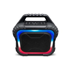 ECOXGEAR EcoExplorer XL: Indoor/Outdoor Portable Bluetooth Speaker, 80dB Loud, IPX5 Waterproof, with Party Lights, 7+ Hours Playtime