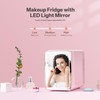 Yabano 6L Smart Skincare Fridge with Dimmable LED Mirror -
