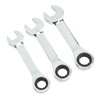 3Pcs Ratchet Wrench 72 Tooth 13mm 14mm 15mm Tool Steel