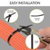 Zip ties 12 inch Black small Nylon Cable ties 100