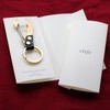 clife GRASP CF-101 Cliff Keyholder Key Ring Genuine Leather, Camel