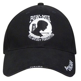 Rothco Deluxe POW/MIA Low Profile Cap, Black