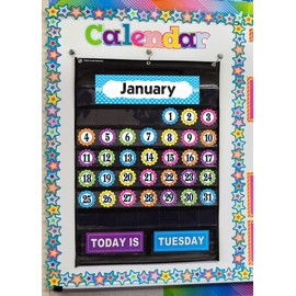 Teacher Created Resources Polka Dot Flower Calendar Days (TCR5279)