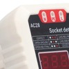 Fydun Socket Tester, LCD Digital Display, Phase Detector, Ground Wire,