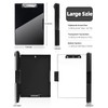Clearview Clipboard with 2 Storage, Dry Erase 8.5x11 Heavy Duty