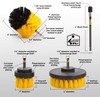 Holikme 4 Pack Drill Brush Attachments Set, Power Scrubber with