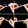 30Pack 2-3ML Transparent Twist Pens, Empty Nail Oil Pen Brush