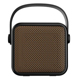 aipidmaga Small Bluetooth Speaker, Portable Retro Vintage Speaker,Mini Cute Classic Decor,Powerful Sound Support USB/TF Card for Outdoor Indoors Office Bedroom Kitchen Hiking (Black)