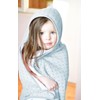 roba Organic Hooded Towel 'Lil Planet' Light Blue/Sky, Muslin Fabric,