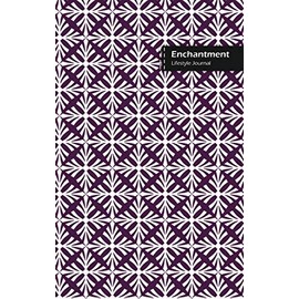 Enchantment Lifestyle Journal, Blank Write-in Notebook, Dotted Lines, Wide Ruled, Size (A5) 6 x 9 In (Purple)