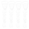 Mikinona 20Pcs Professional Infusion Bottle Nets for Iv Drip Stand