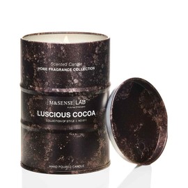 M&SENSE Luscious Cocoa Scented Candles Natural Non Toxic, Aromatherapy Candle for Stress Relief Meditation Relaxing, Housewarming Gifts for Women Men, 11.3oz 70 Hour Long Burning