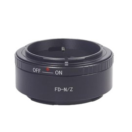 FD-Niko Z Lens Adapter Ring for Canon FD/FLO Lens Compatible with Nikon Z 7 and Nikon Z 6 Mirrorless Full Frame Camera, FD to Niko Z Lens Adapter