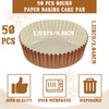 Uiifan Disposable Round Cupcake Liners Paper Baking Cups Wrappers Cupcake