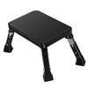 Blissfuhue Foldable RV Step Stool, Adjustable Height 6.7-9.1in,Heavy Duty Metal