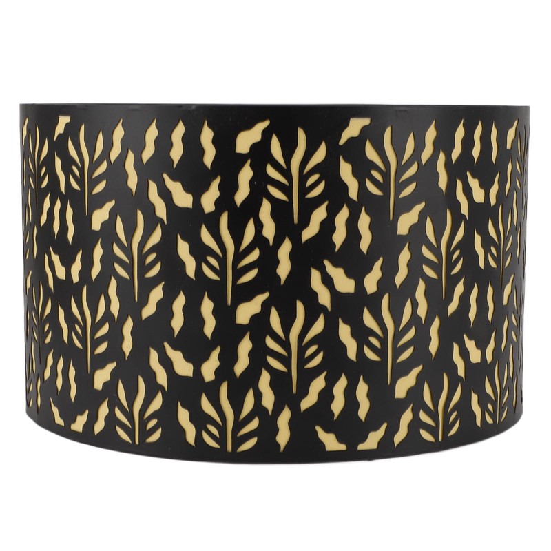 E27 E14 Metal Lamp Shade Metal Drum Lampshade Art Carved