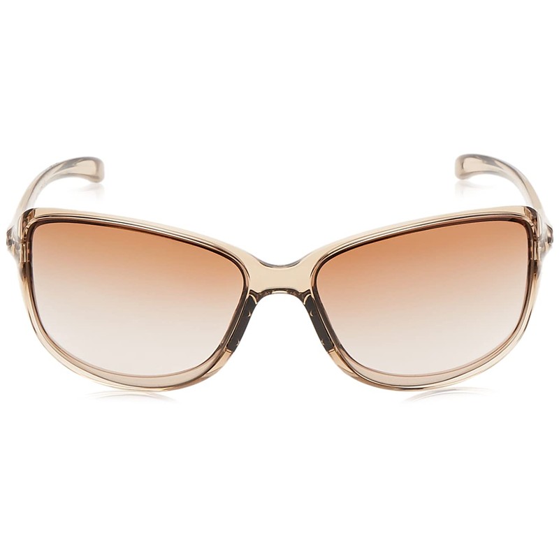 Oakley Women's OO9301 Cohort Rectangular Sunglasses, Sepia/Dark Brown Gradient, 62