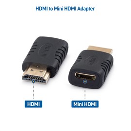 Cable Matters HDMI to Mini HDMI Adapter, Male to Female, Black