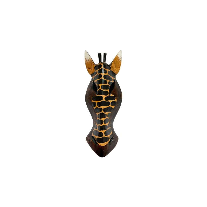 My Family House Giraffe Wall Hanging Mask - Natural -