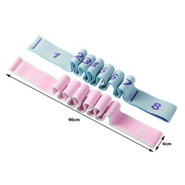 Yoga Strap for Stretching, Yoga Bands with Extra Adjustable D-Ring Buckle, Yoga Belt, Pilates Straps, Non-Slip Sturdy Stretching Belt for Yoga, Pilates, Gym Exercise (Blue)