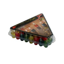 Ner Light - 44 Ready to Use Filled Colored Oil Cups with Wick / 44 Pack - Burns Approximately 3 Hours