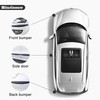 4 Pcs Car Front Rear Bumper Protector Strips, Universal Anti-Collision