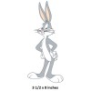 Bugs Bunny Wall Decal Vinyl Sticker Peel & Stick Art Looney Tunes Rabbit Decor