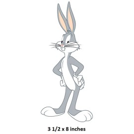 Bugs Bunny Wall Decal Vinyl Sticker Peel & Stick Art Looney Tunes Rabbit Decor