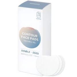 Exfoliating Pads - Double-Sided - Lint Free - for Makeup Remover and Toner - Rayon face Rounds - Rayon not Cotton Balls - Korean Toner Pad (180 Pads)