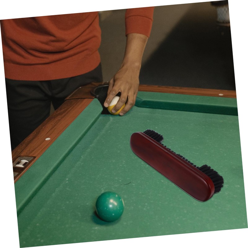 BESPORTBLE Billiards Cleaning Brush Pool Table Brush No Scratch Long