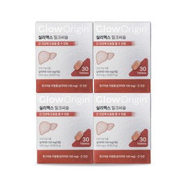 Gloorigin Silimax Milk Thistle 260mg (Silymarin 130mg), liver nutritional supplement 30 tablets, 4 pieces / 글로오리진 실리맥스 밀크씨슬 260mg(실리마린 130mg), 간영양제 30정, 4개