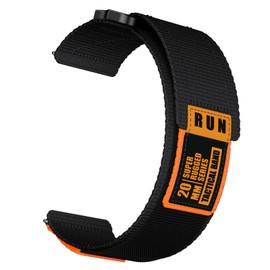 [SQHYWJ] Watch Strap Tactical Nylon Loop Watch Replacement Band 20mm 22mm