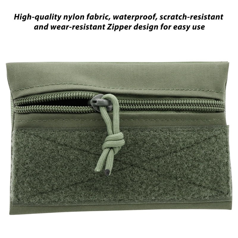 Qavctw Tactical Admin Bag with Velcro for Tools, Storage Bag,