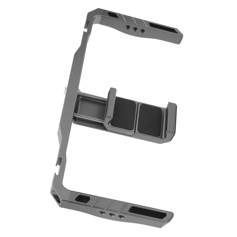 Aluminium Alloy Phone Video Cage with Dual Handles Portable Phone